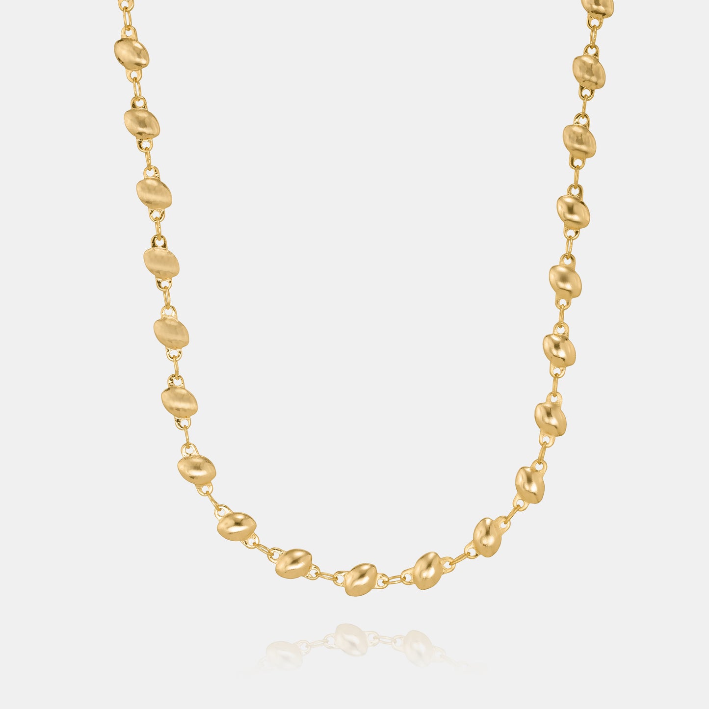 golden pebble chain