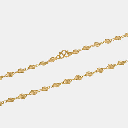 Golden Pebble Chain