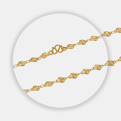 Golden Pebble Chain