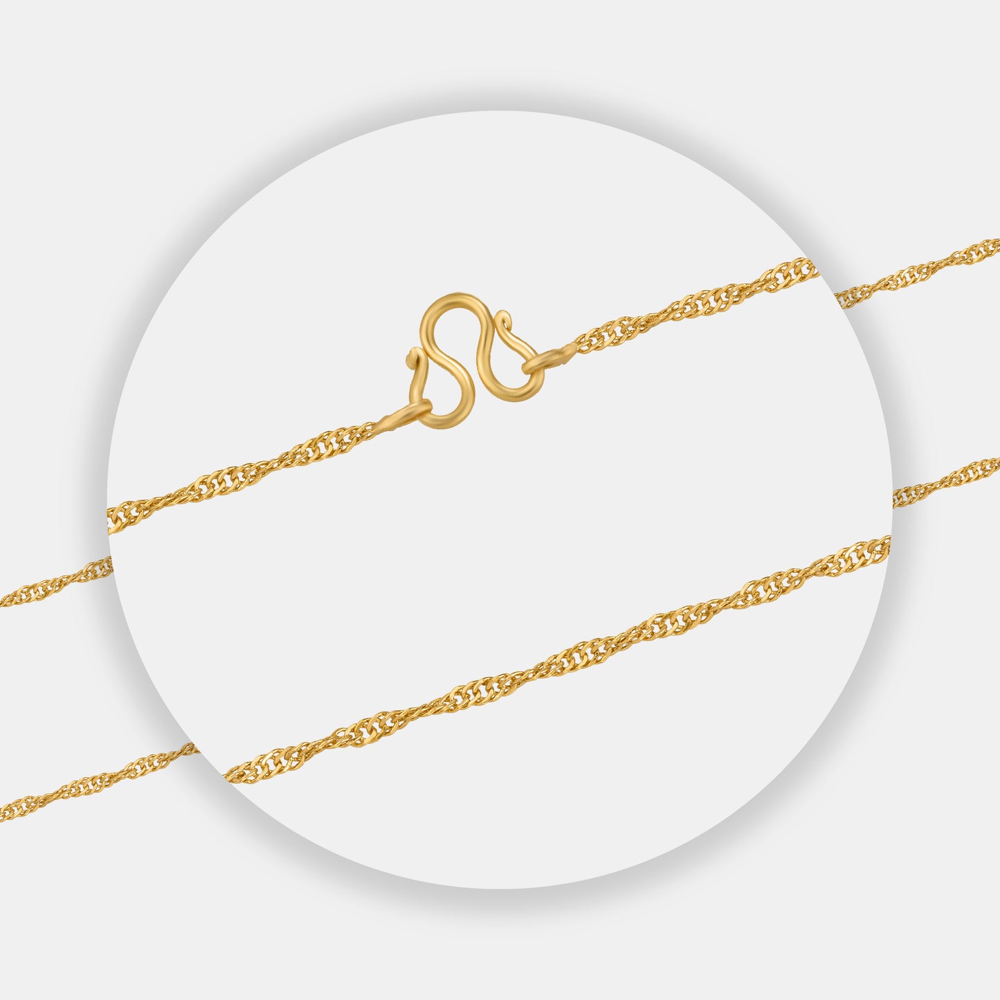 golden twine necklace