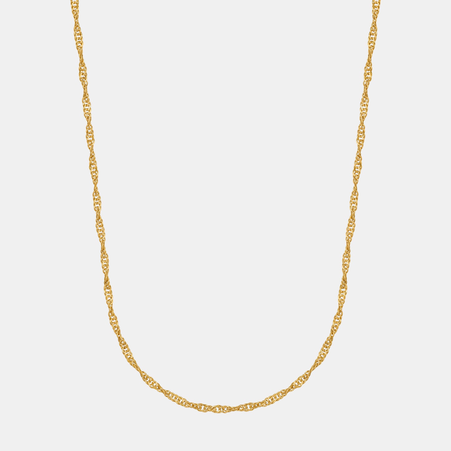 golden twine necklace