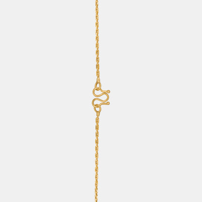 Beauty of Simplicity with this Stunning Golden Pendant