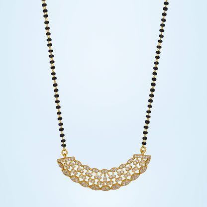 White Blossom Mangalsutra