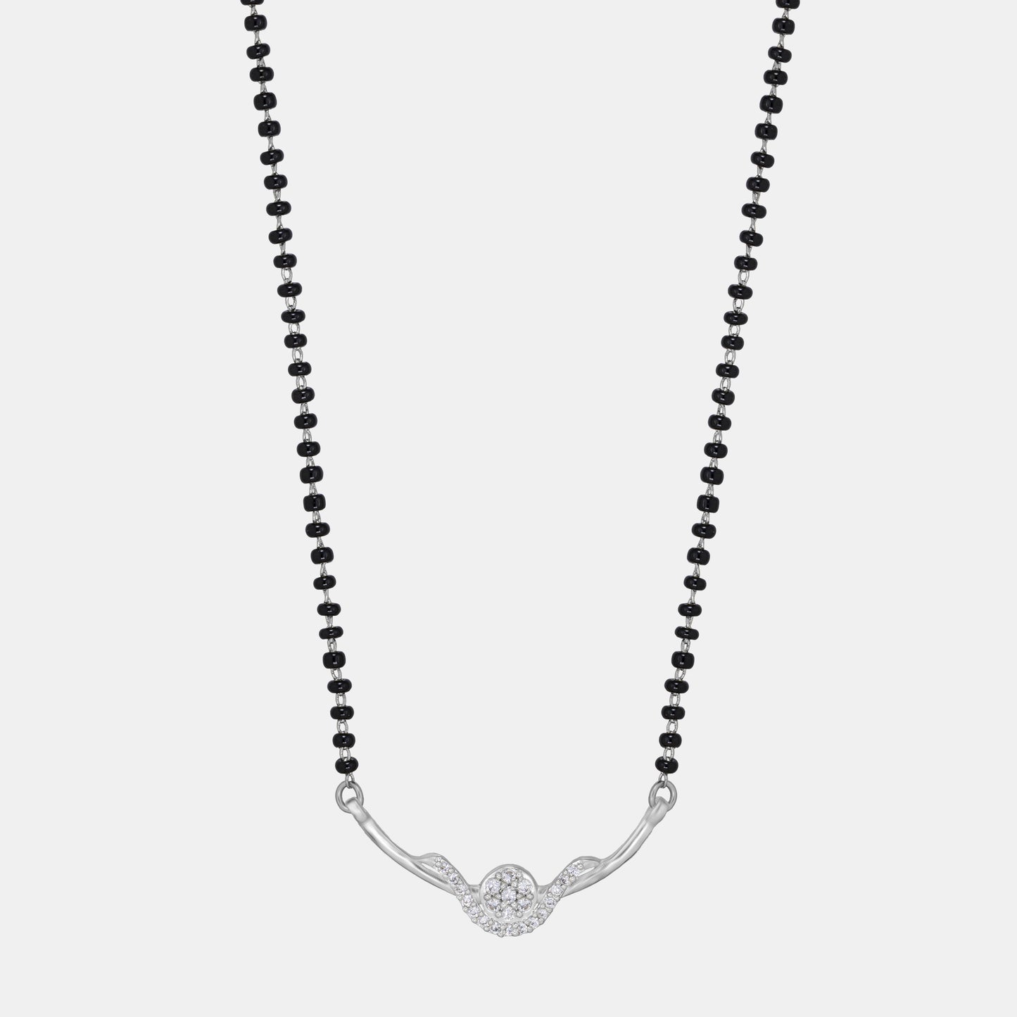 silver celestial mangalsutra