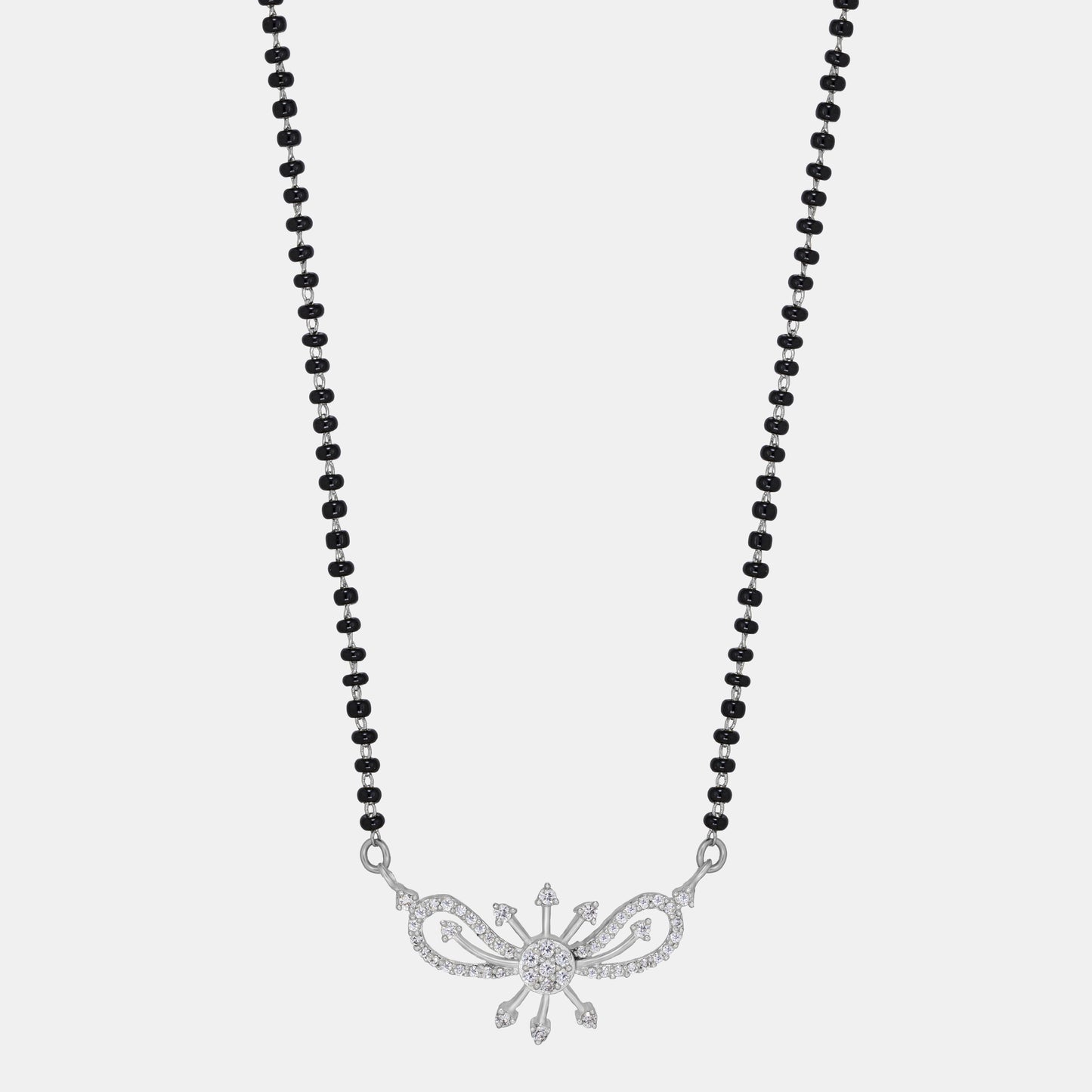 silver eternal mangalsutra