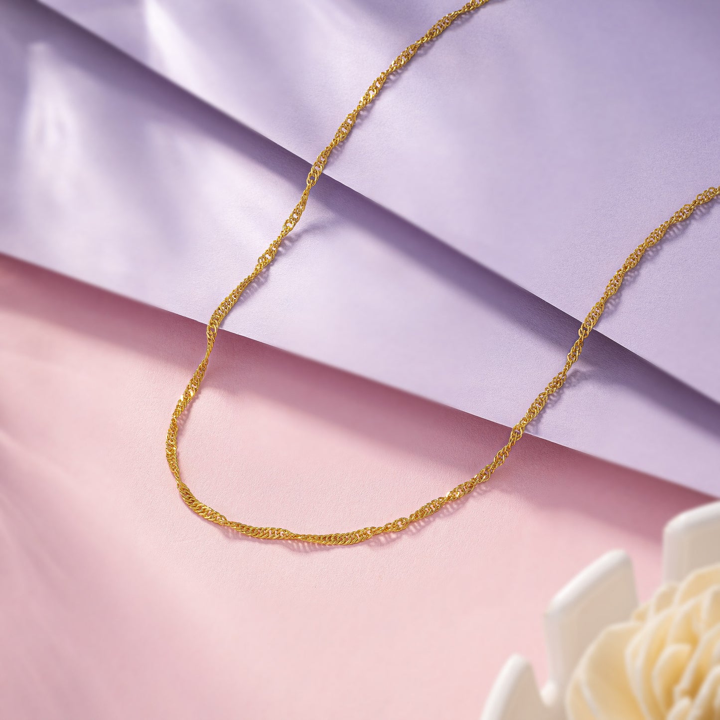 golden twine necklace