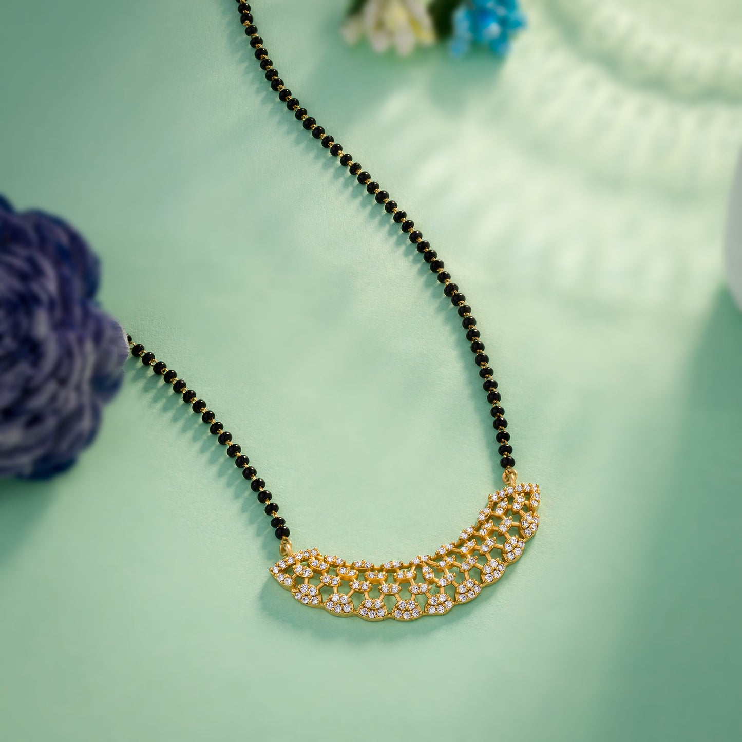 gorgeous mangalsutra golden necklace