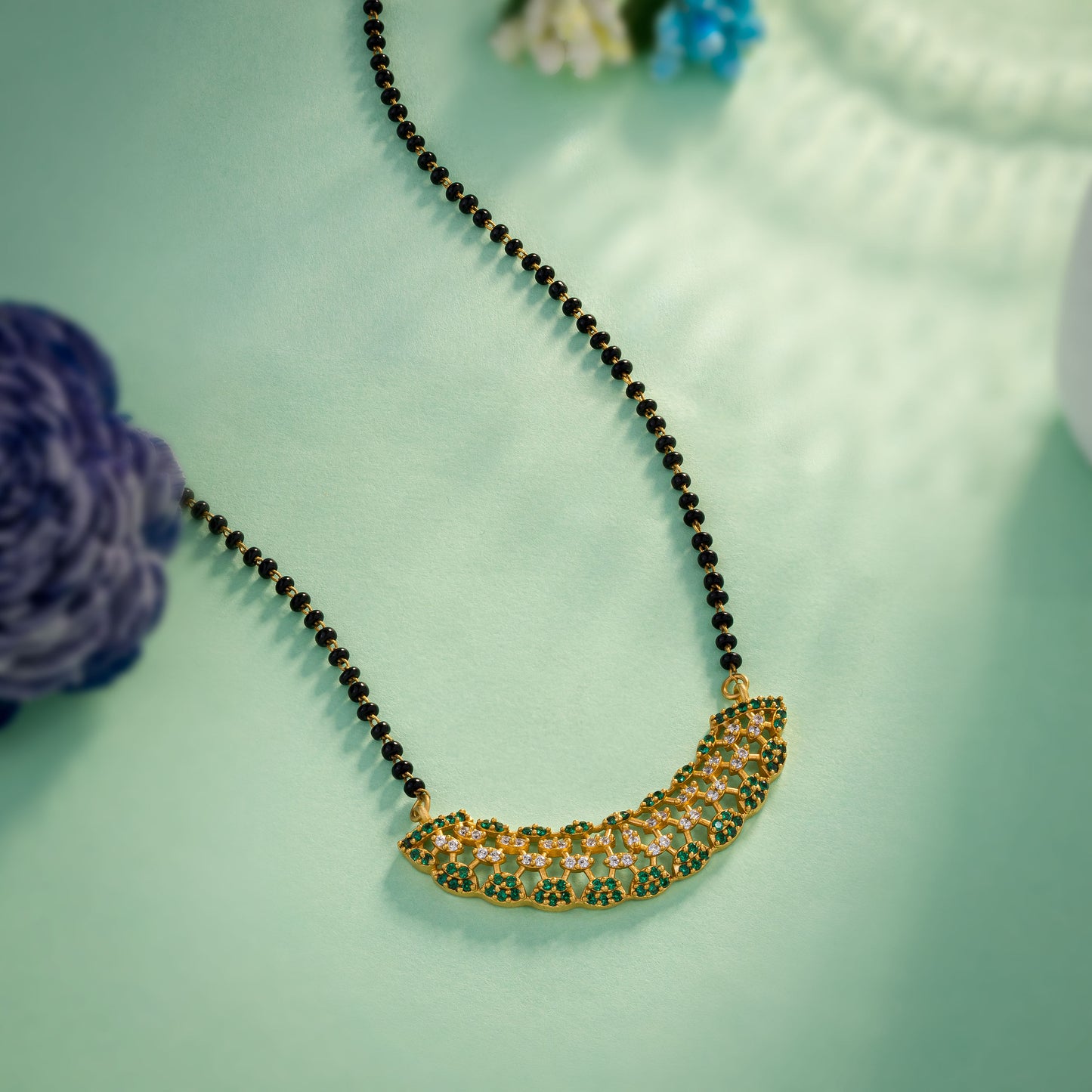 gorgeous mangalsutra golden necklace