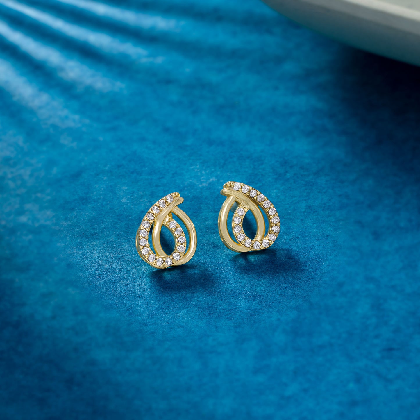 elegant twisted earrings