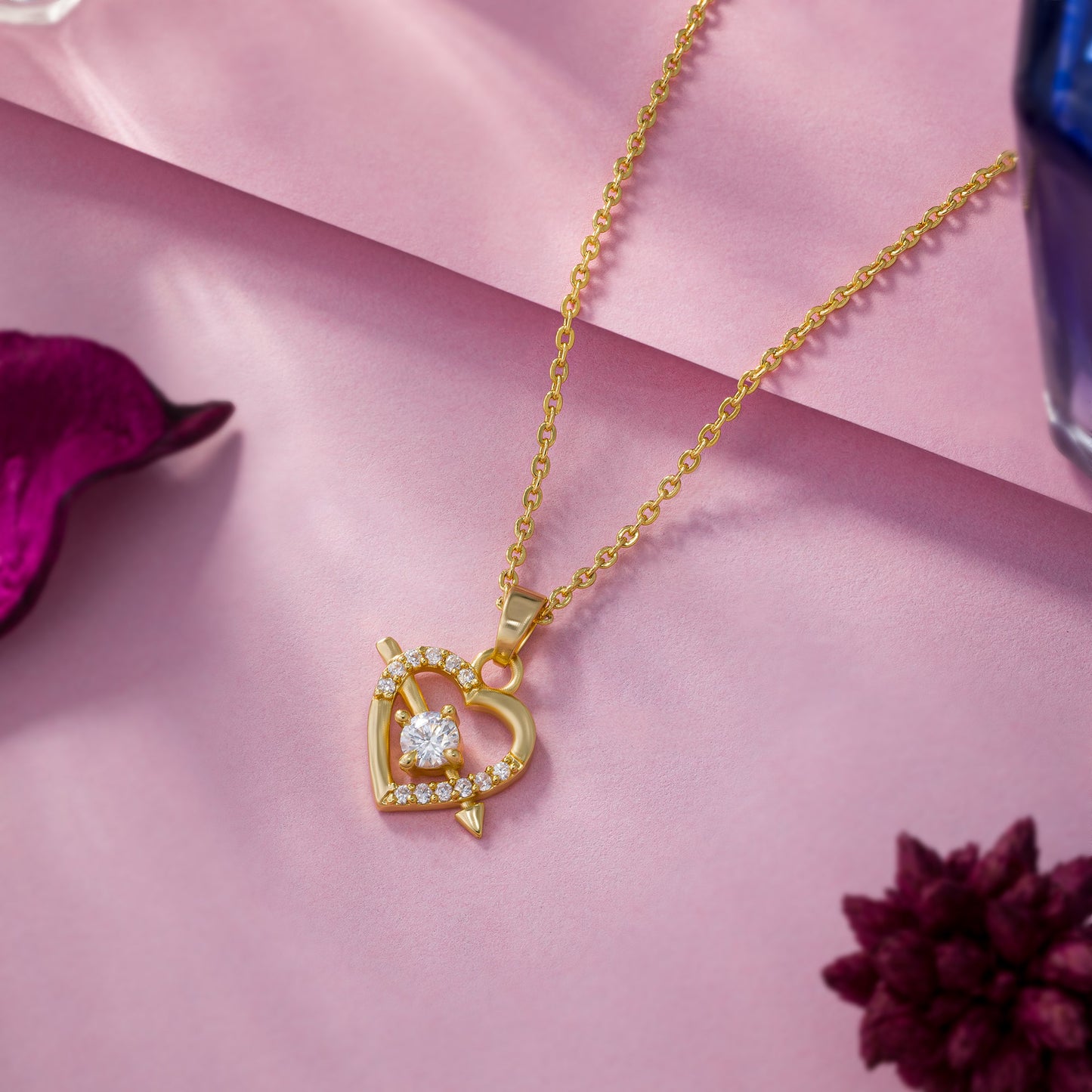 embrace heart jewelry set