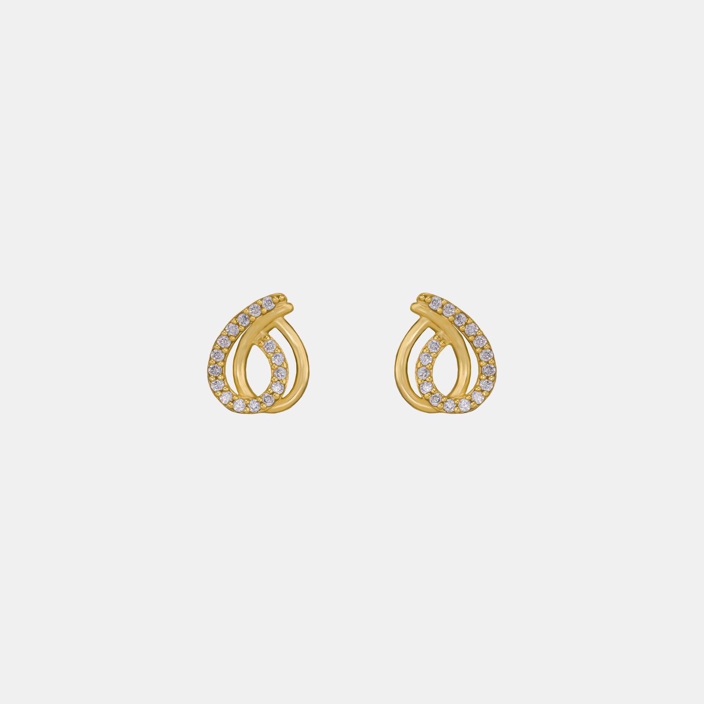 elegant twisted earrings