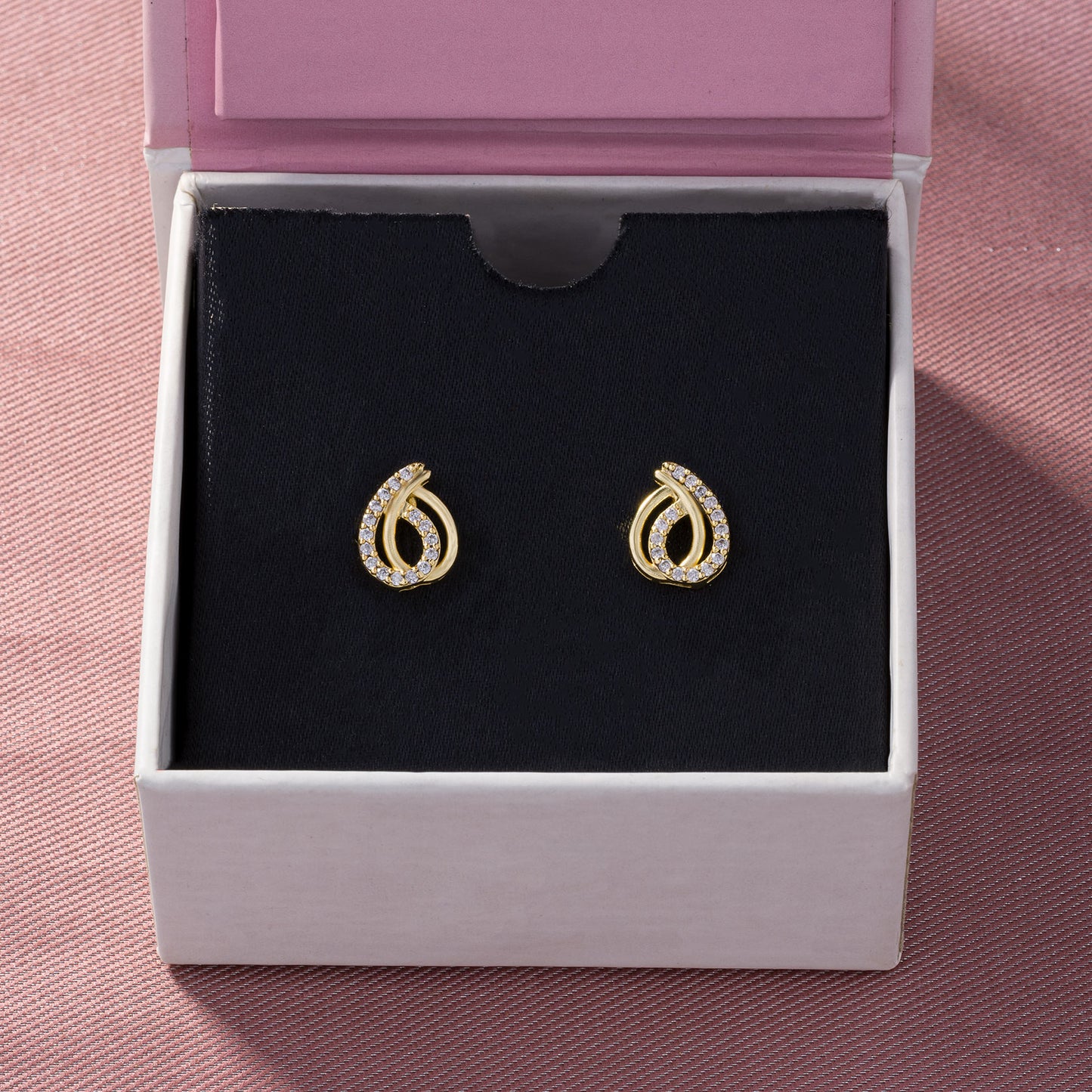 elegant twisted earrings