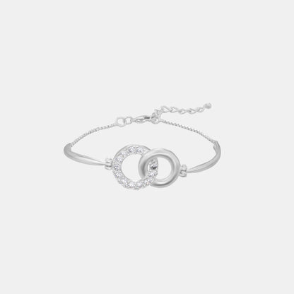 Silver Infinity Bond Bracelet