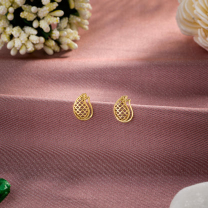 Pair of Golden Pine Earrings