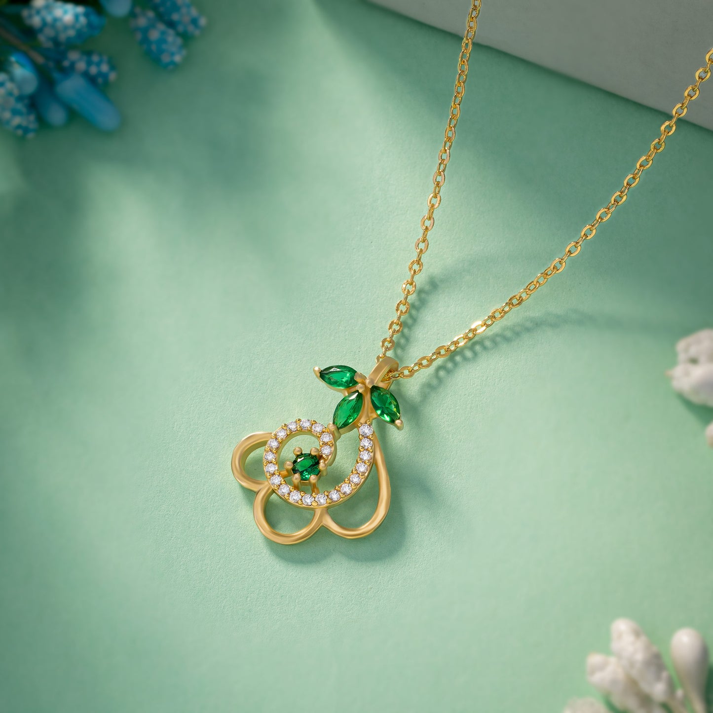 floral elegance pendant