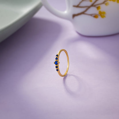 Blue Spark Petite Ring