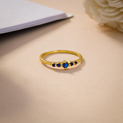 Blue Spark Petite Ring