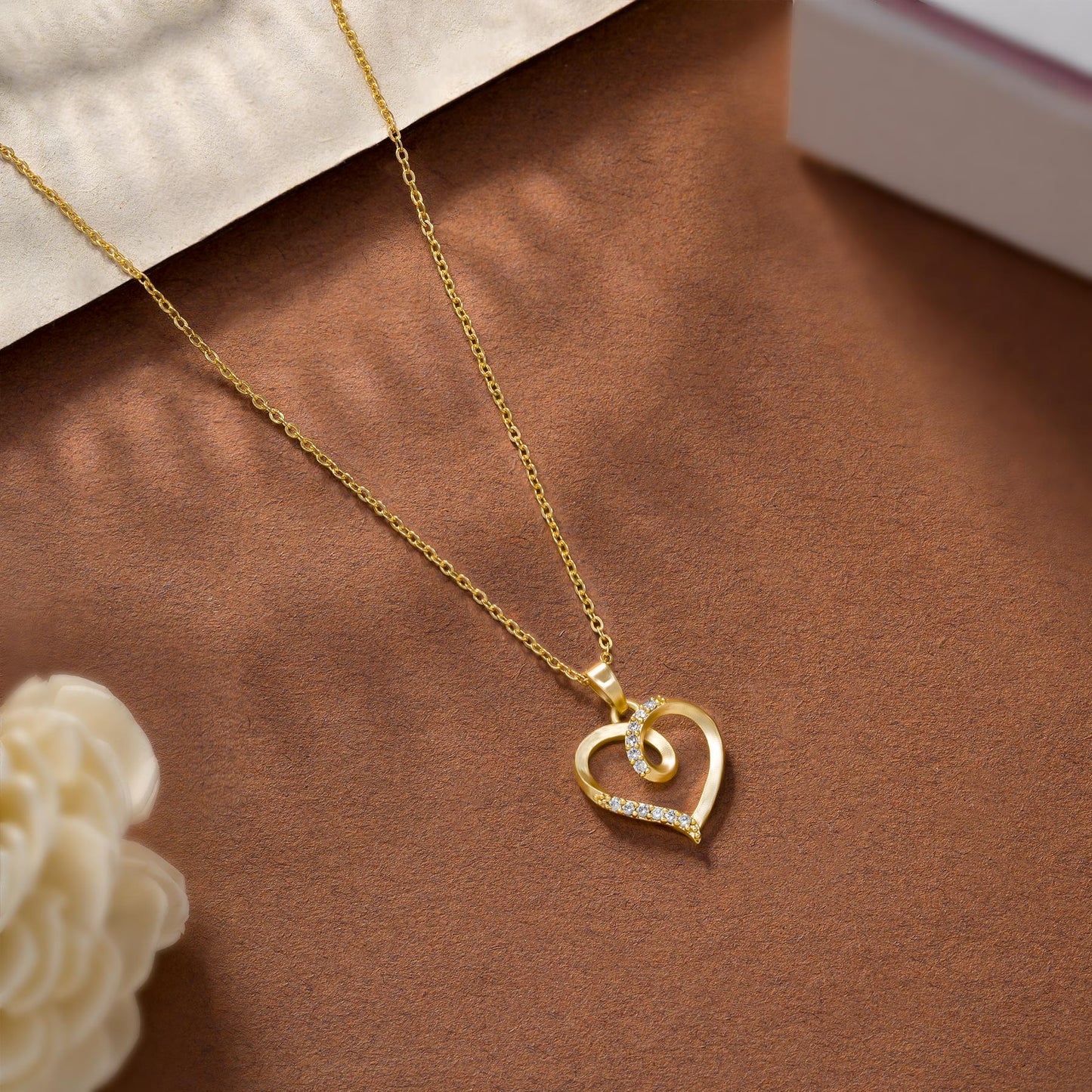 embrace heart pendant