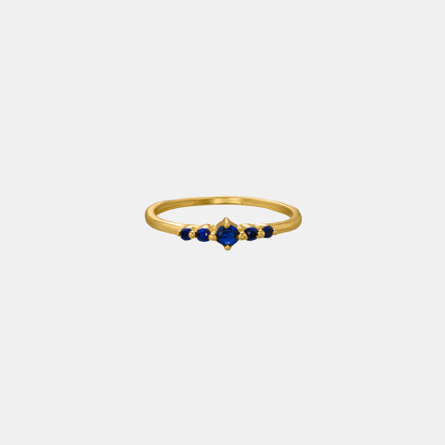 blue spark petite ring