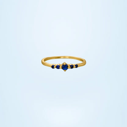 Blue Spark Petite Ring