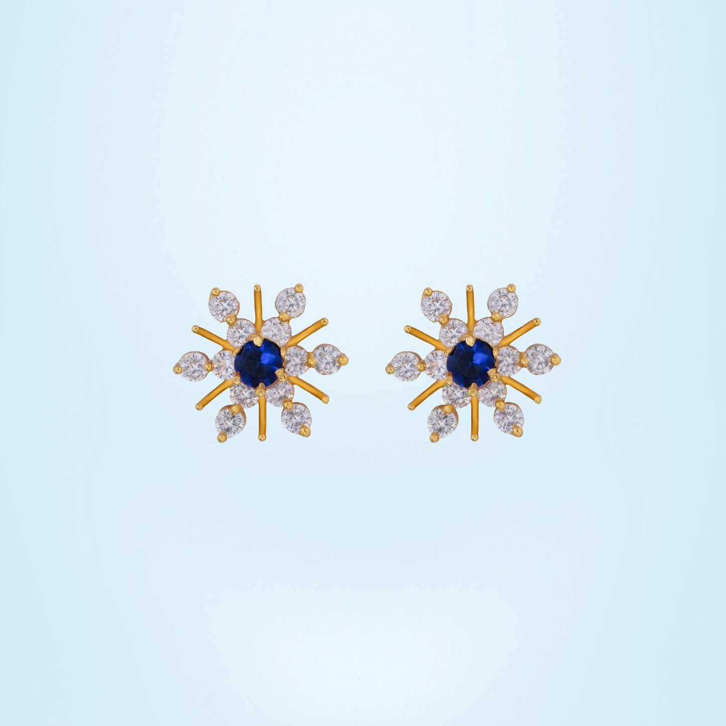 pair of diamond earrings