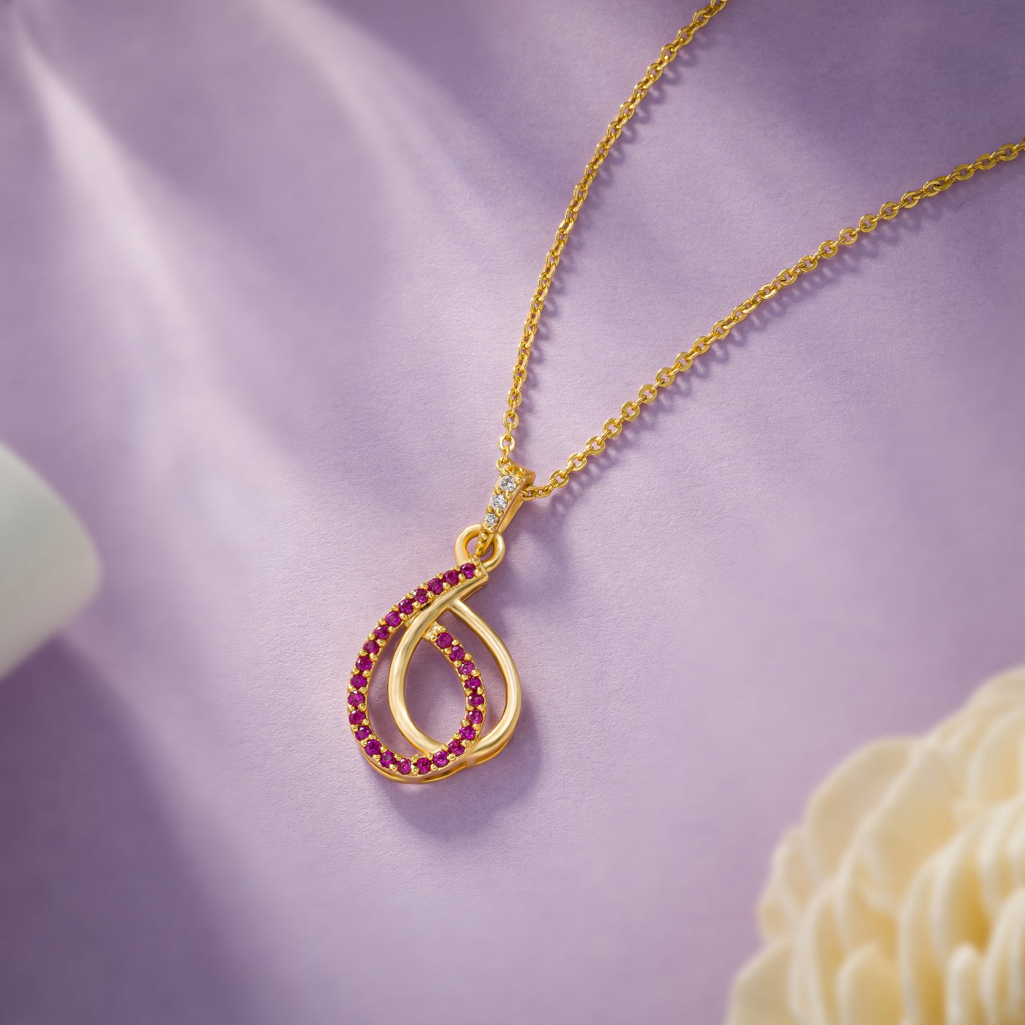 golden treasure adorned with a captivating gemstone necklace