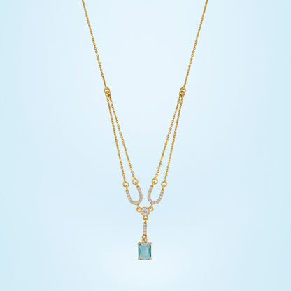 Green Azure Grace Necklace