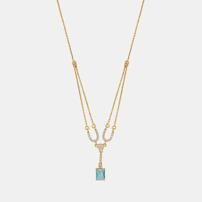 Green Azure Grace Necklace