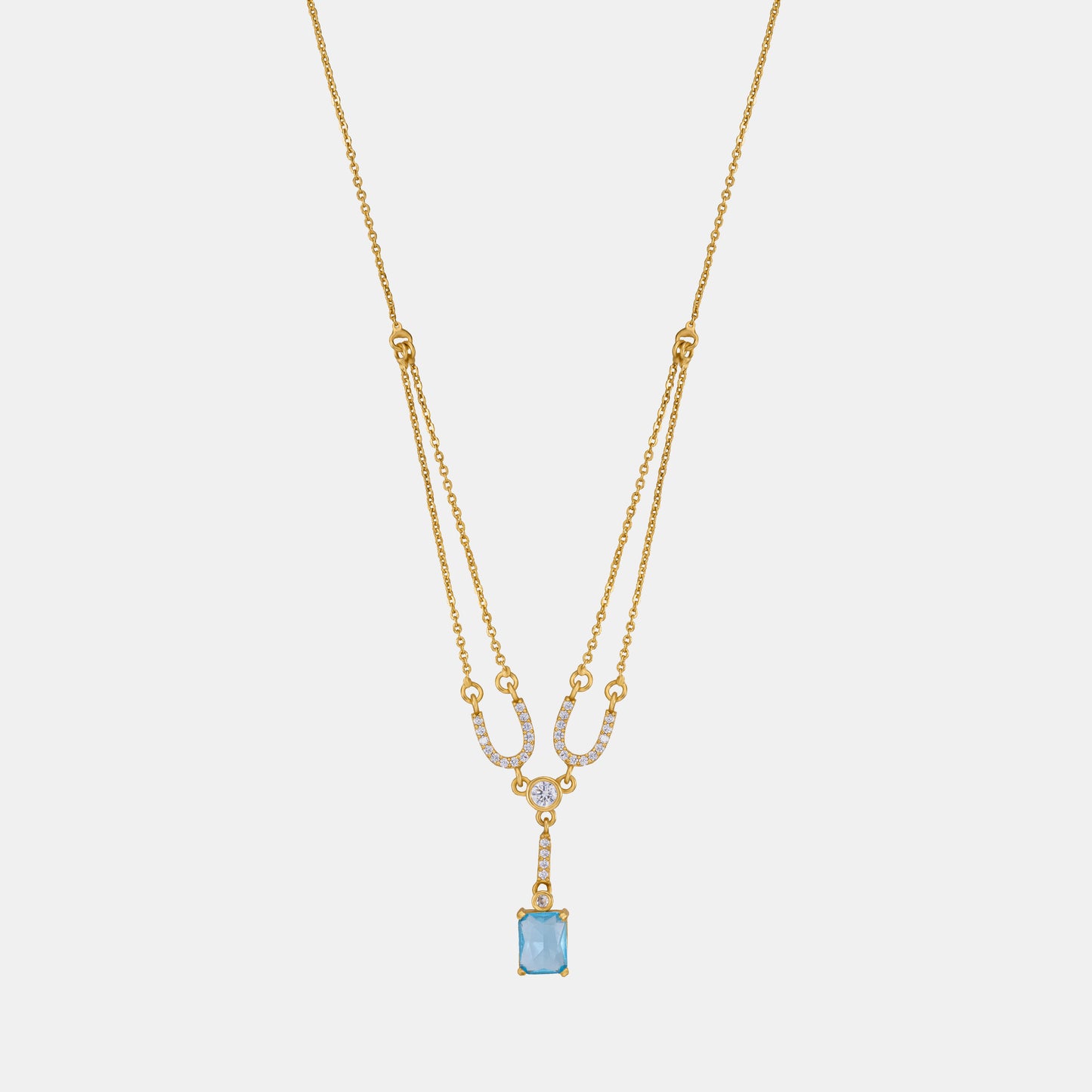 blue azure grace necklace