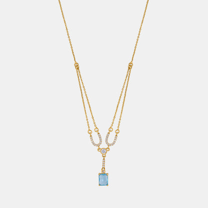 Blue Azure Grace Necklace