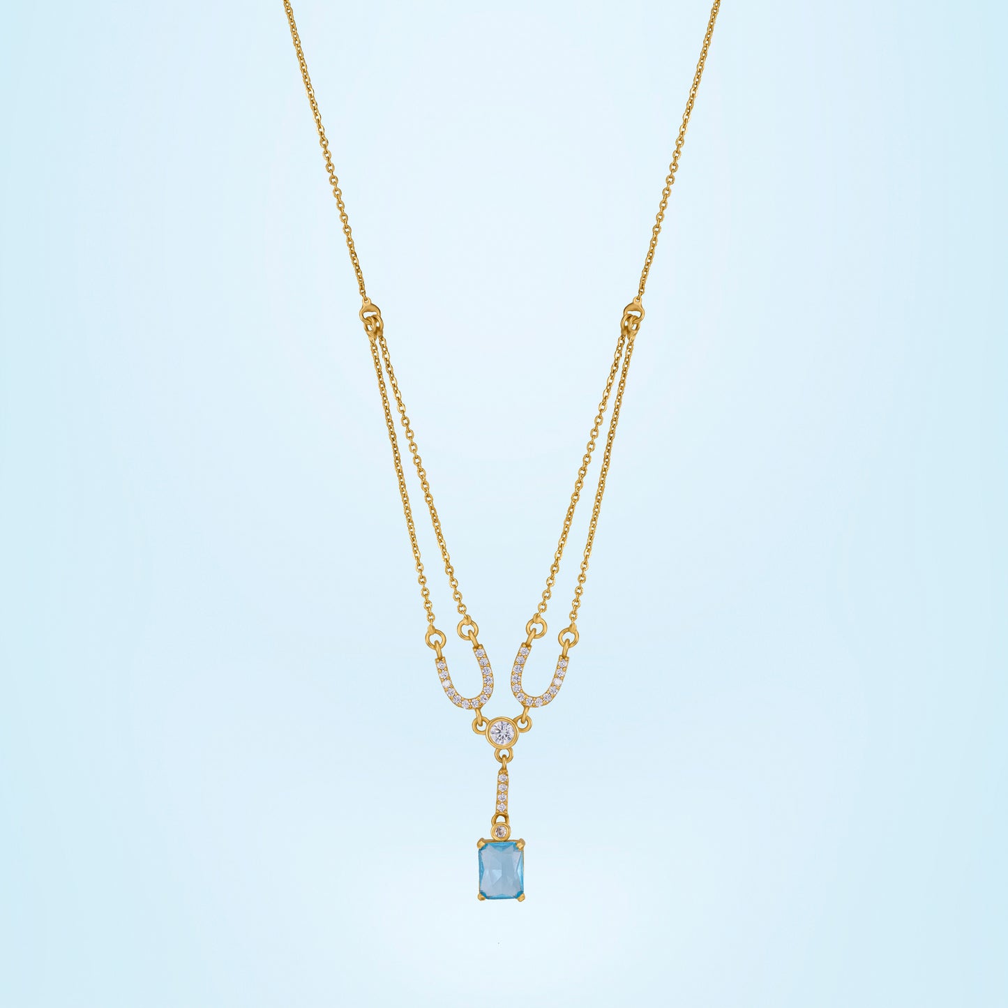 blue azure grace necklace