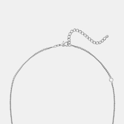 Silver Celestial White Blossom Pendant