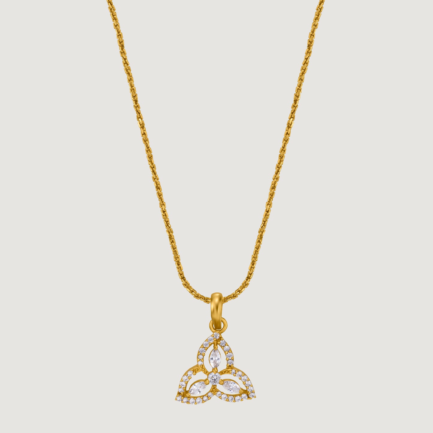 white trinity radiance pendant