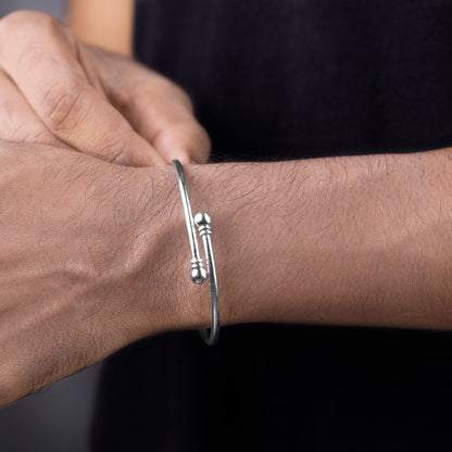 Silver Bang Men's Bracelet