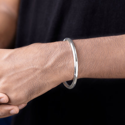 Silver Cuff Men's Bracelet