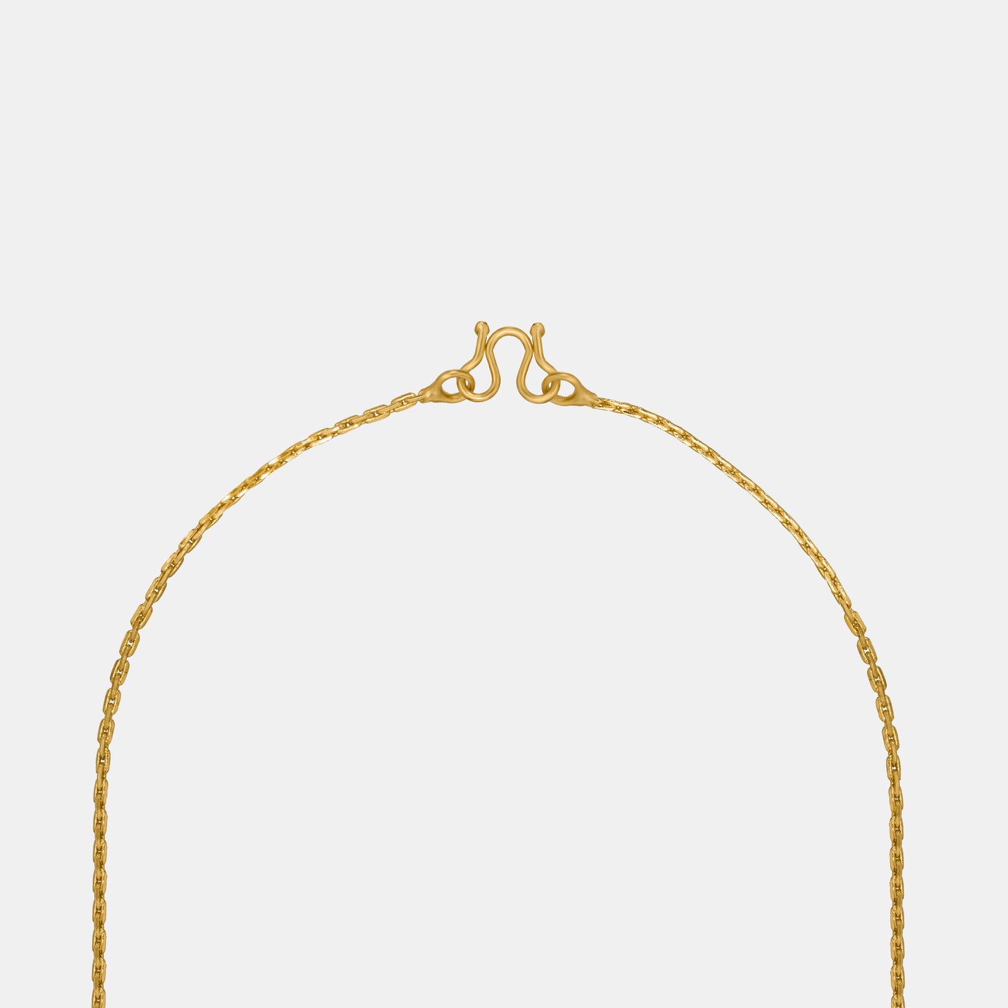 golden dainty piece that speaks volume stone necklace