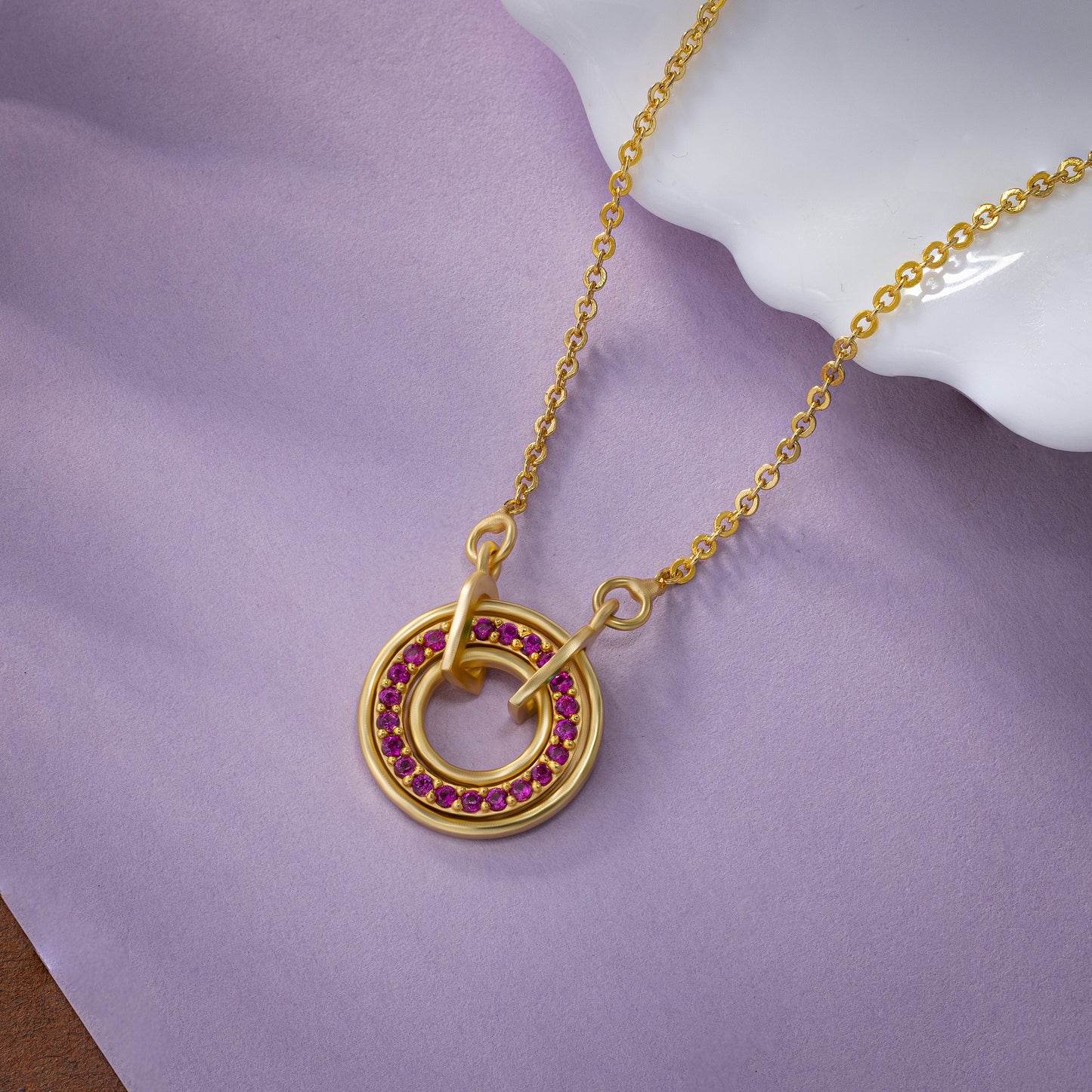 red circle of radiance pendant