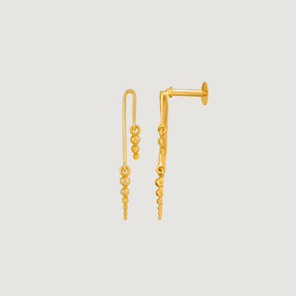 Pair of Golden Beads Earrings