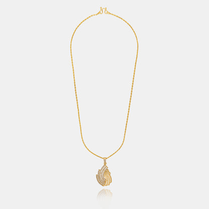 Beauty of Simplicity with this Stunning Golden Pendant