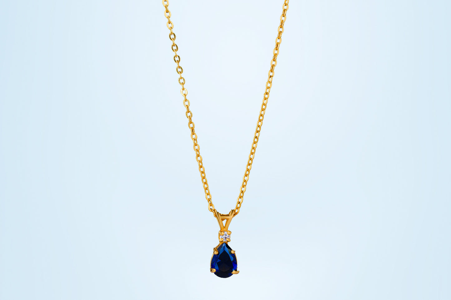 blue elegance necklace