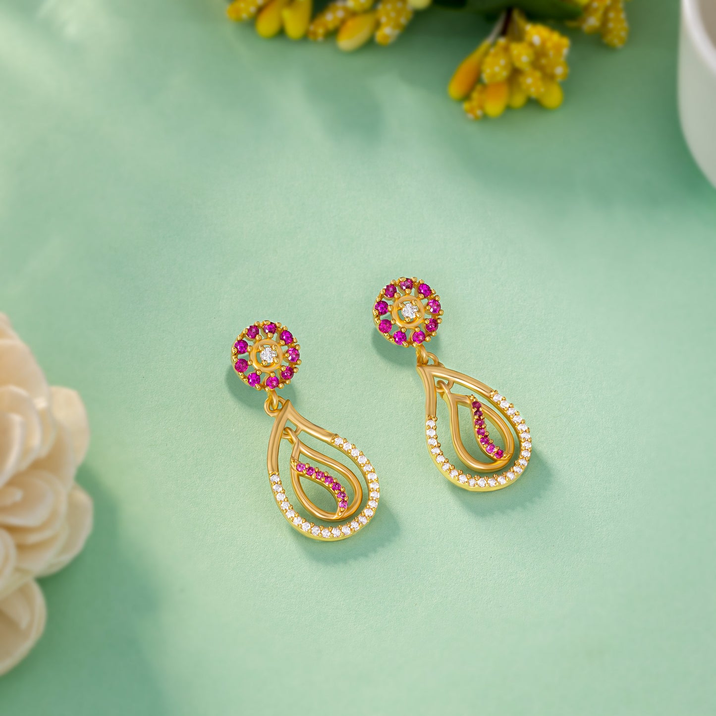 radiance teardrop earrings