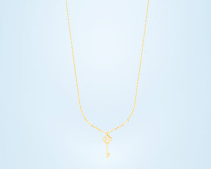 Golden Key Necklace