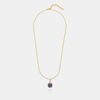 Blue Halo Elegance Pendant