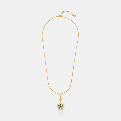 Green Blossom Radiance Pendant