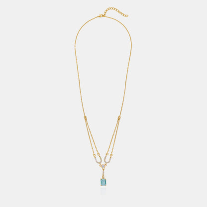 Green Azure Grace Necklace
