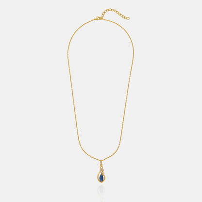 Blue Midnight Elegance Sapphire Necklace