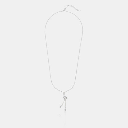 Silver Necklace with a Small Bird