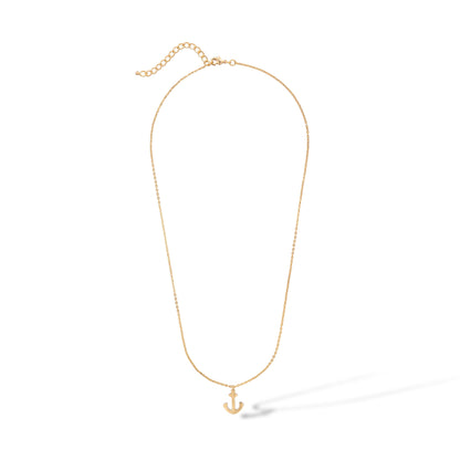 Golden Anchor Necklace