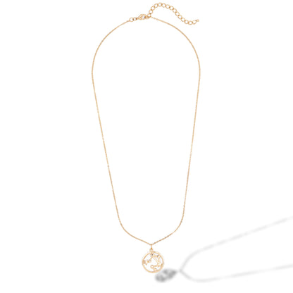 Golden Necklace with Star