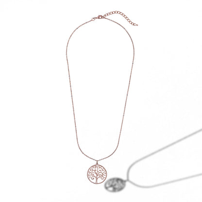 Rose Gold Tree of Life Pendant